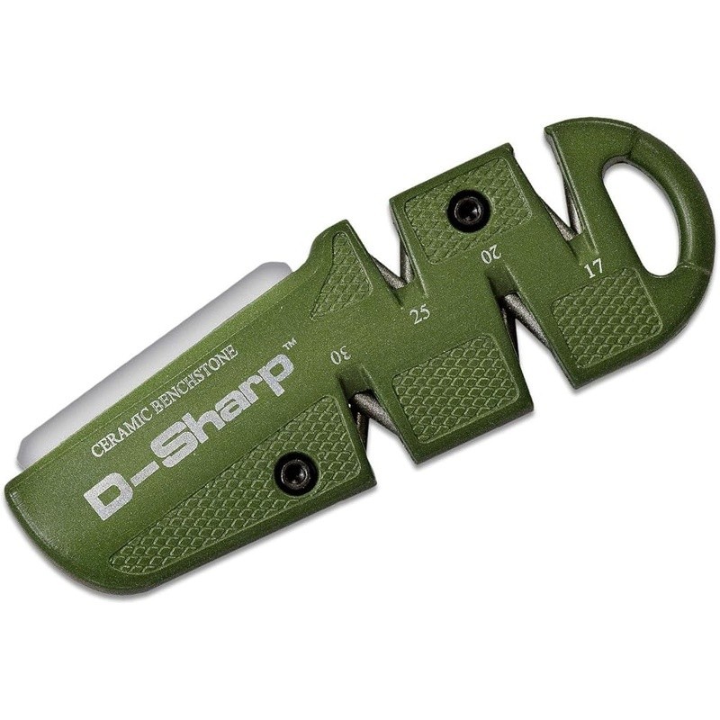 4 Angles Diamond Pull-Through Knife Sharpener Ceramic Benchstone Metal Case New