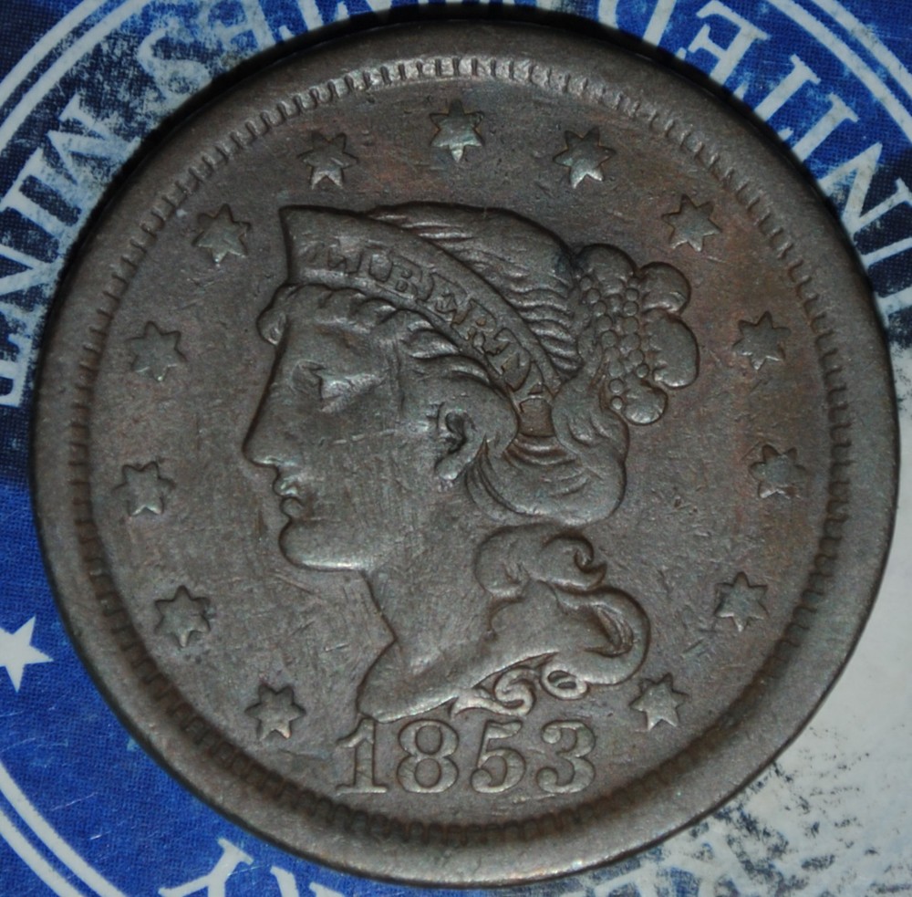1853 Large Cent {{{{4914