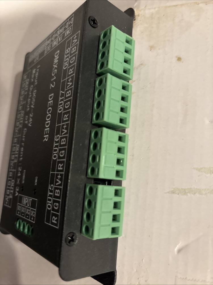 HIGH POWER LED DMX 512 OR DMX512 DECODER 24 CHANNEL