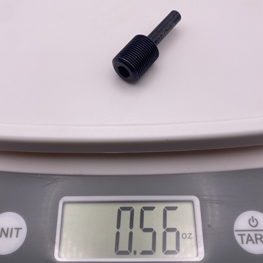 1/2-28 Thread Die Starter Hex socket 9MM .22 - .224 Thread alignment tool steel