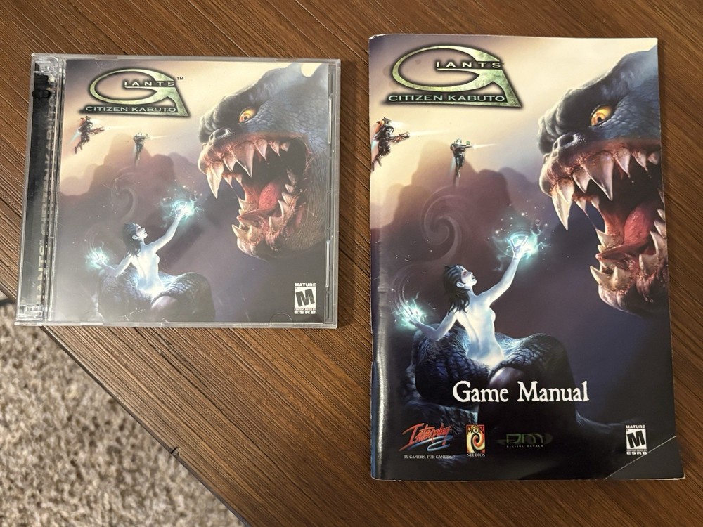 Giants Citizen Kabuto PC Game CD w Manual Eidos Interactive