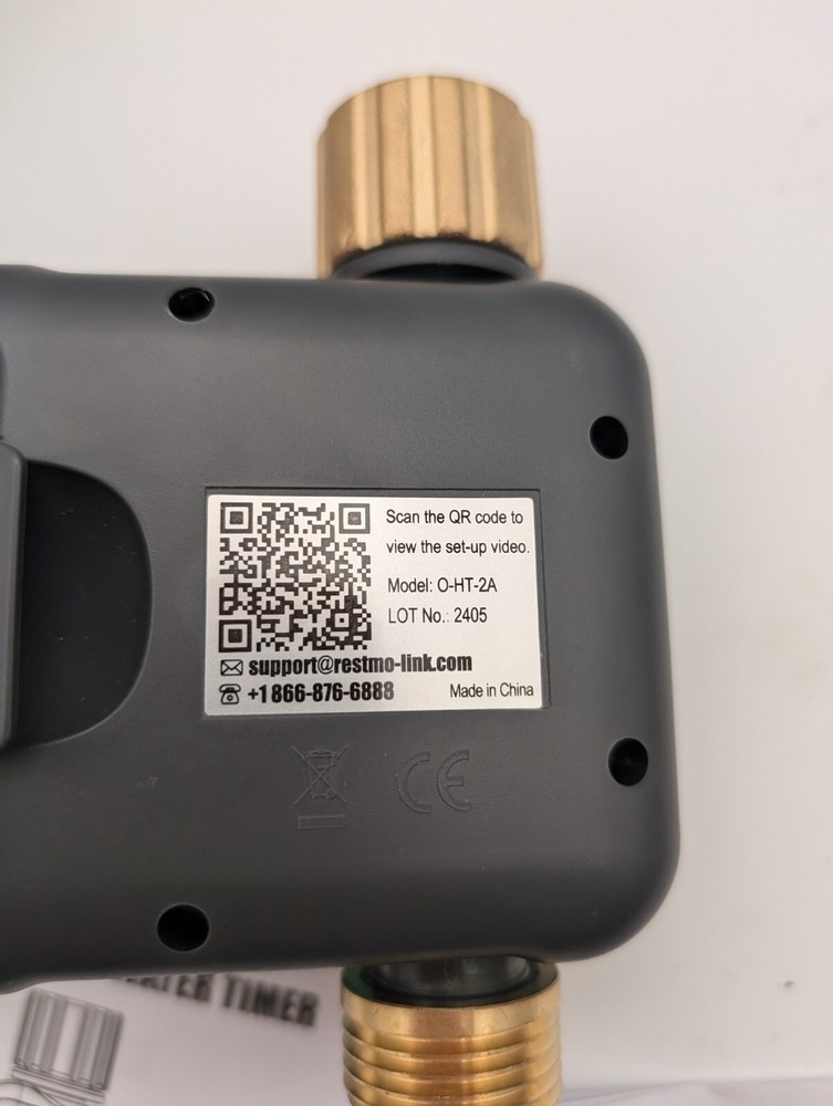 RESTMO Automatic water Sprinkler Timer Model O-HT-2A Open Box Tested