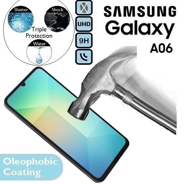 100% Genuine Tempered Glass 9H Screen Protector (A 06) For Samsung Galaxy A06