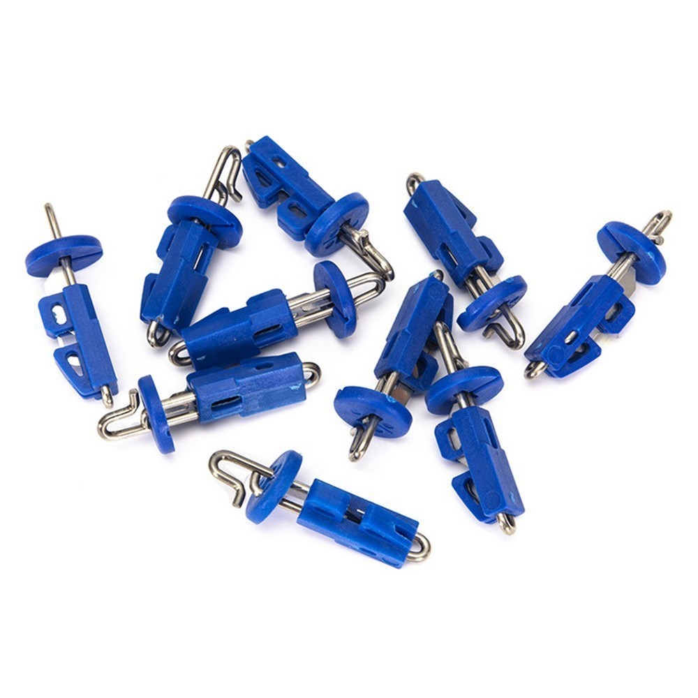 10pcs Versatile Bait Clip Quick Hook Release Tool Umbrella Type Simple Hook Tool