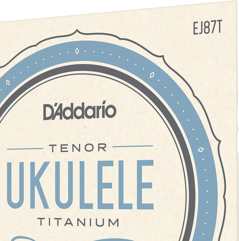 4-String Pack of EJ87T Titanium Ukulele Strings - Optimized for GCEA Tuning