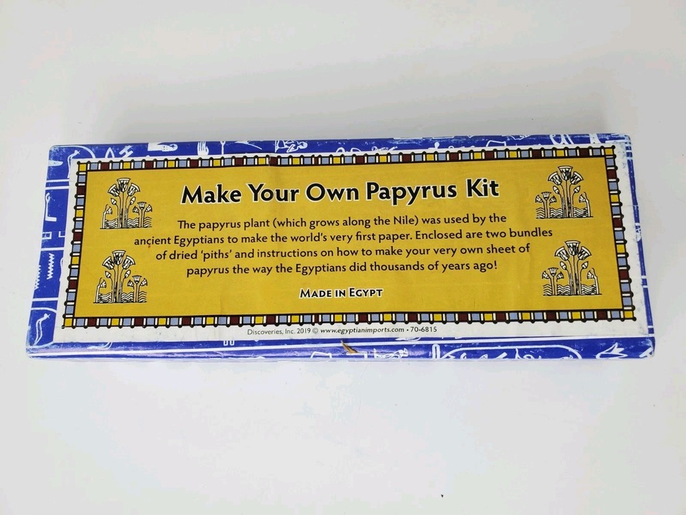 Make Your Own Papyrus Kit Genuine  From Egypt