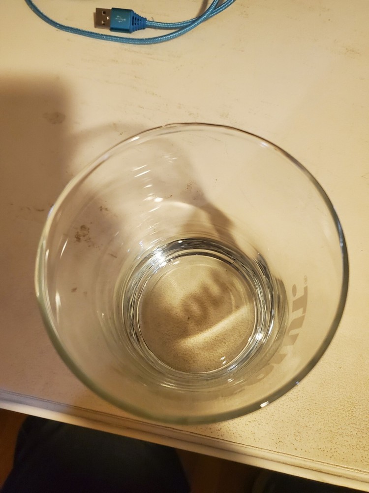 Absolut Vodka 12 Oz Rocks Glass Etched Logo Barware