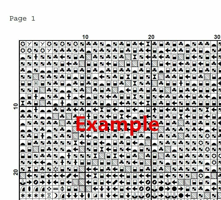 Chart Needlework DIY - Counted Cross Stitch Patterns - Yosemite Valley