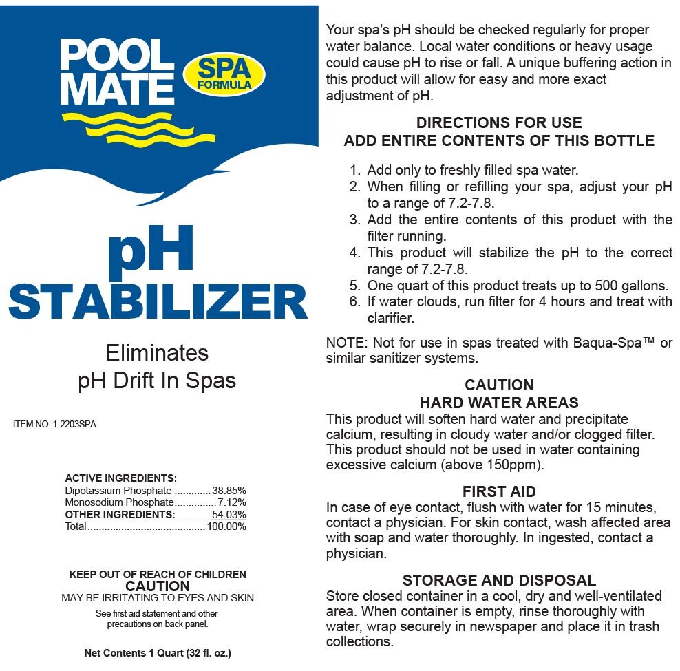 Pool Mate pH Stabilizer - 2 Quarts
