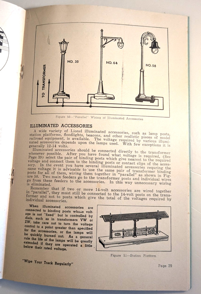 Instructions For Assembing And Operating Lionel Trains, booklet, 1949