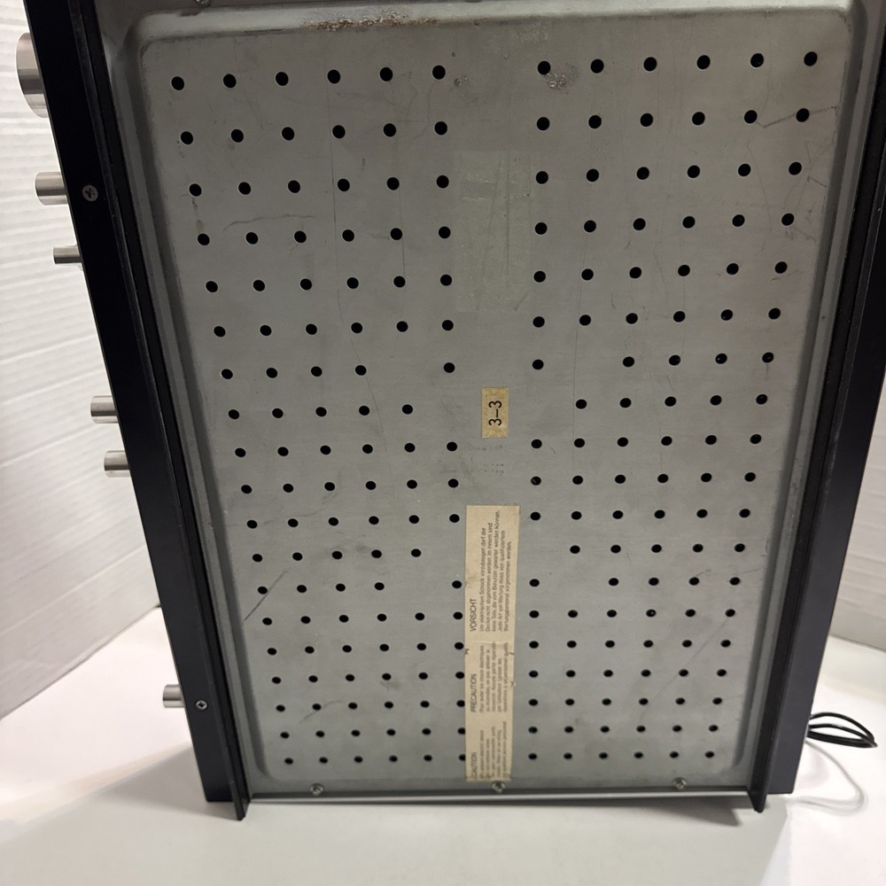 Tandberg 3002 A Control Amplifier Preamp Made in Norway Powers On Untested