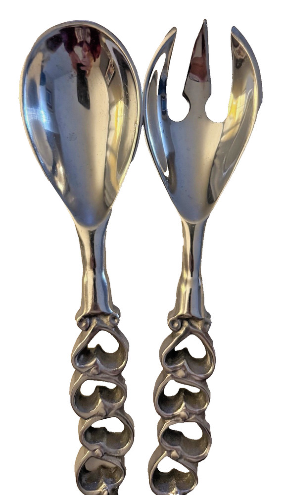 Heart to Heart Solid Salad Servers-Great gift