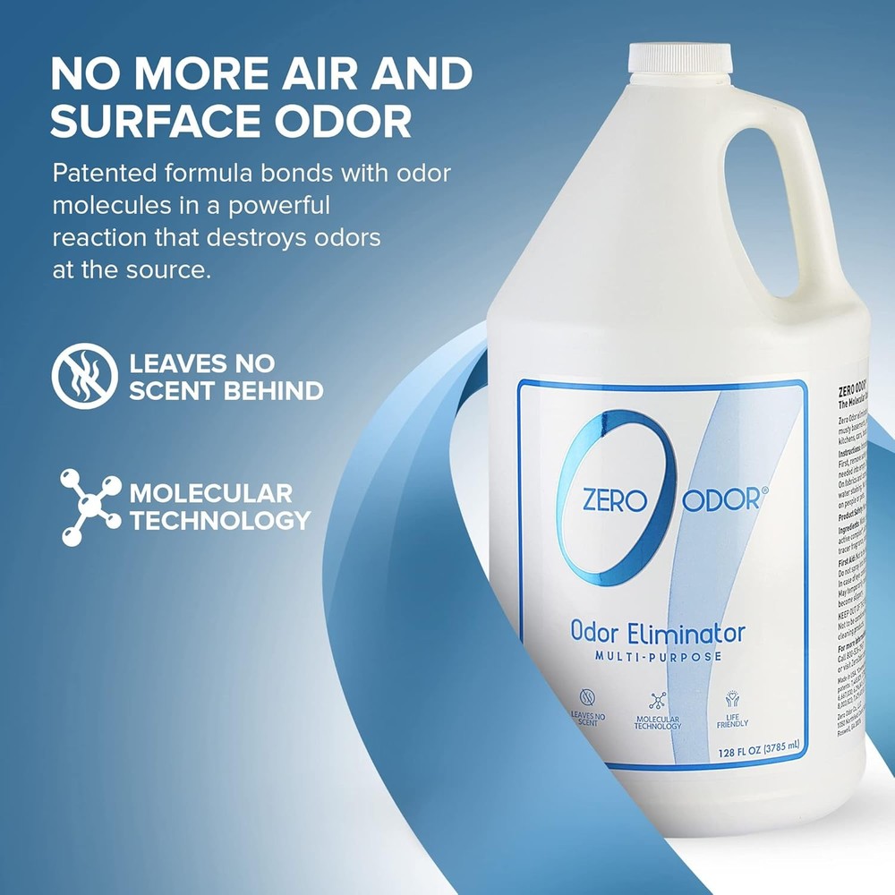 Zero Odor - Multi-Purpose Strong Eliminator for 128 Fl Oz (Pack of 1)