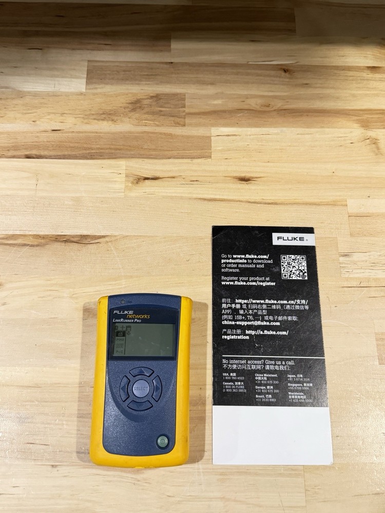 FLUKE NETWORKS LINKRUNNER PRO TESTER (TESTED) SHIPS FAST