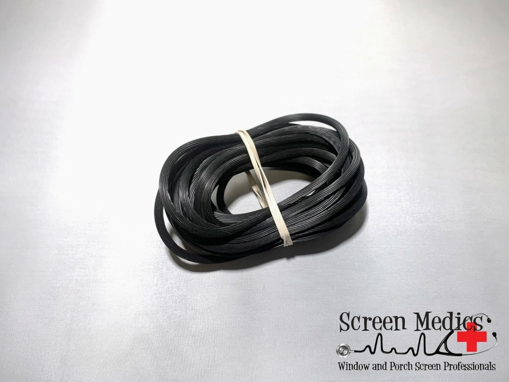 Window Screen Frame Replacement Kit-5/16"x3/4" BLACK Window Screen frame 36"x36"