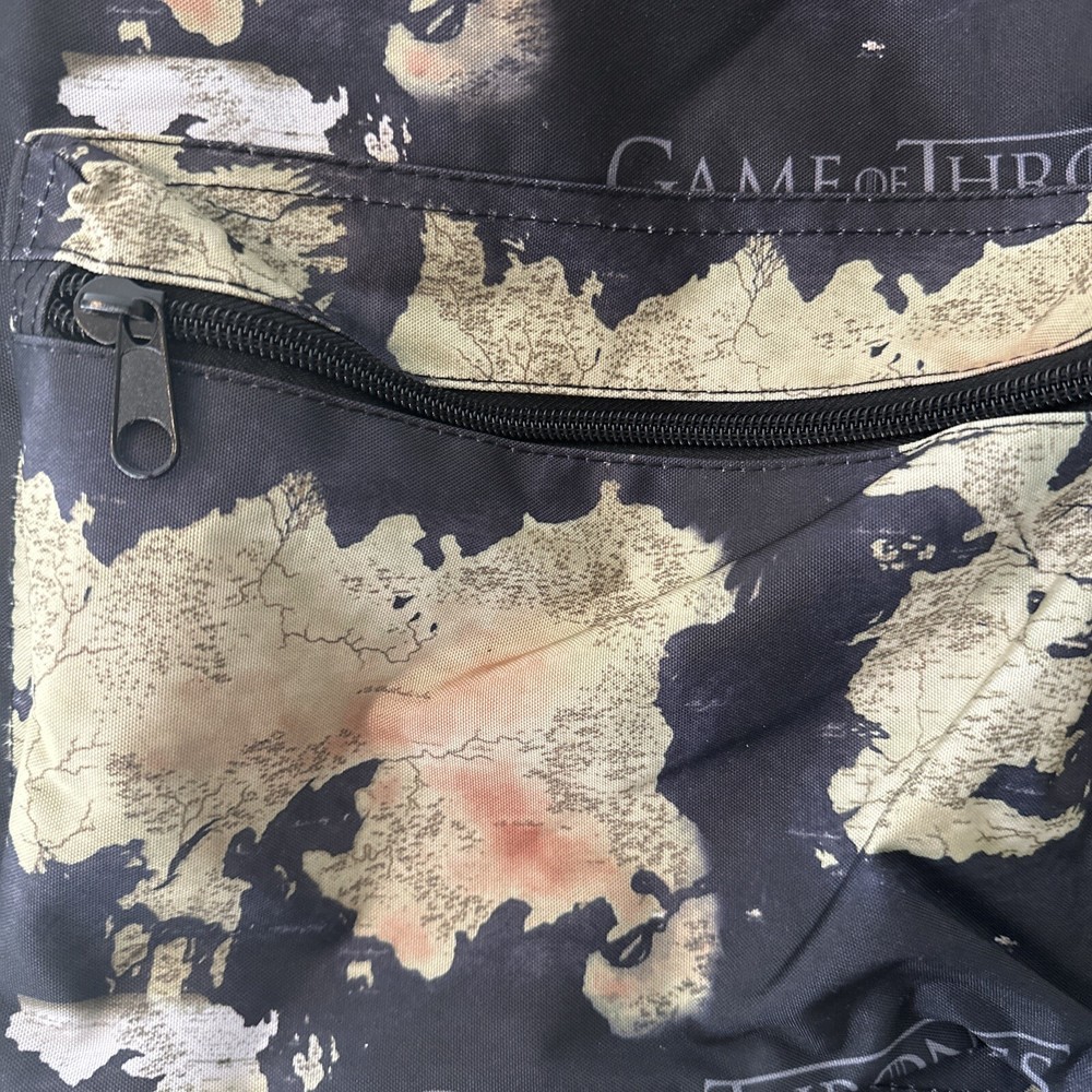 Bioworld HBO Game Of Thrones GOT "Westeros" Map 18" Backpack -