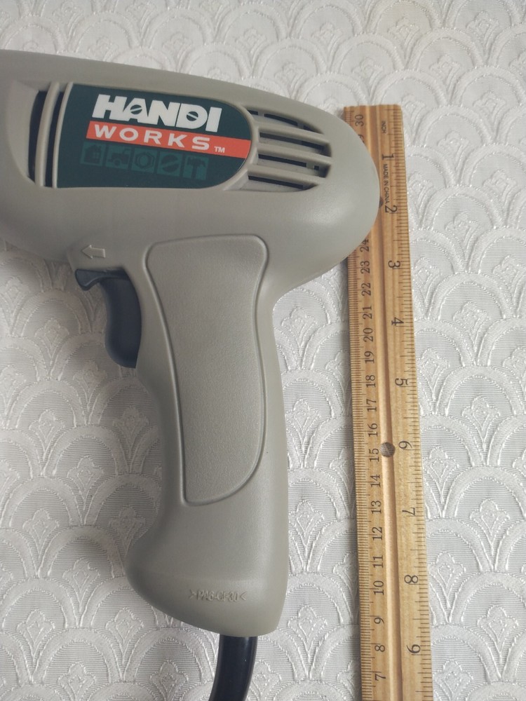 Handi Works Reversible Drill 3/8" Single Speed Compact Design With Box & Manual