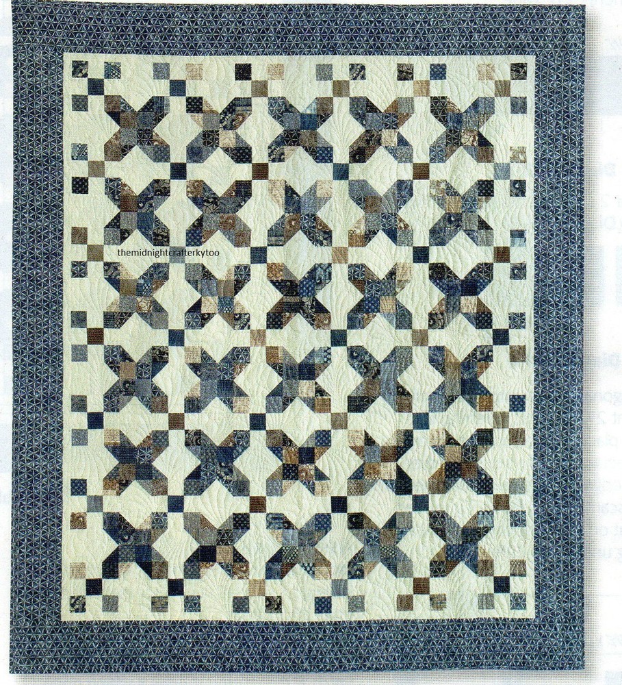 Kasuri Pathways Quilt Pattern Pieced GR