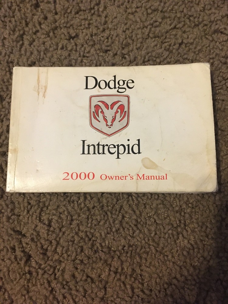 2000 Dodge Intrepid Owners Manual