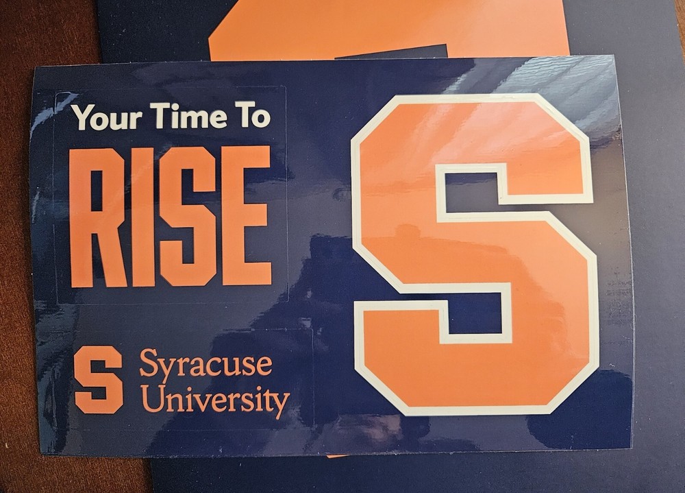 Syracuse Tech Stickers and Folder Computer Stickers Go Orange!