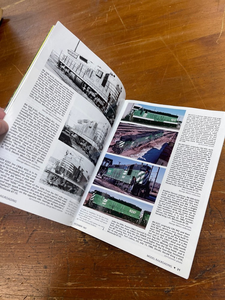 Model Railroading ~ December 1997 ~ Volume 27, No. 10 ~ CN Dash 9