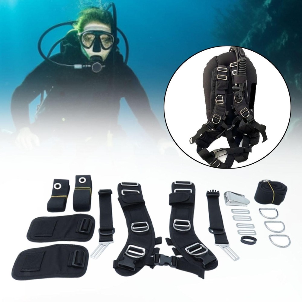 Diving Backplate Diver BCD Plate Support Scuba Diving Harness System Dive