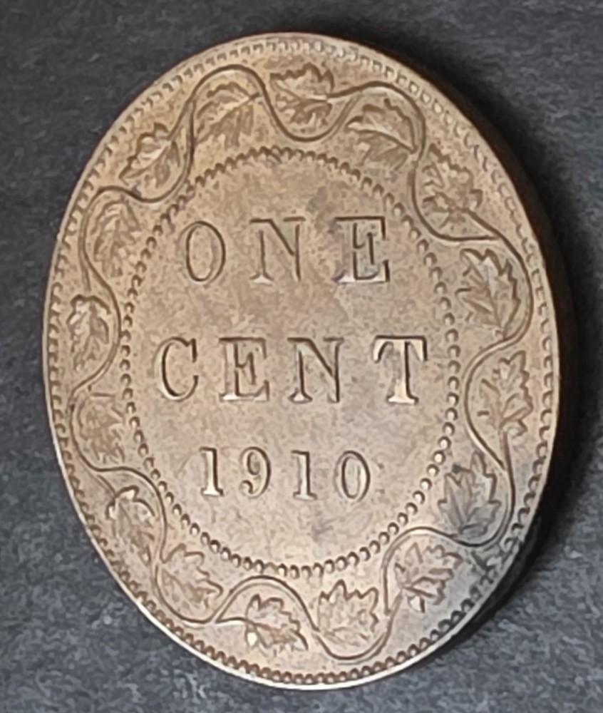 •1910•CANADA•ONE CENT•