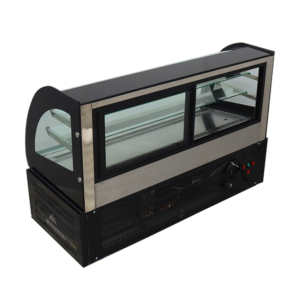 220V Refrigerated Cake Pie Showcase Bakery Case Cabinet with Humidify Function
