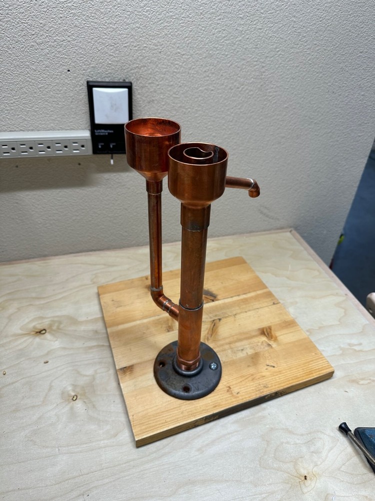 Handcrafted Copper Proofing Parrot for distilling. Fully assembled Free shipping