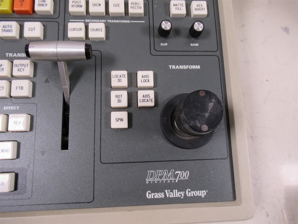 Grass Valley Group DPM700 Digital Streamline Effects Controller Console ZDPM-700