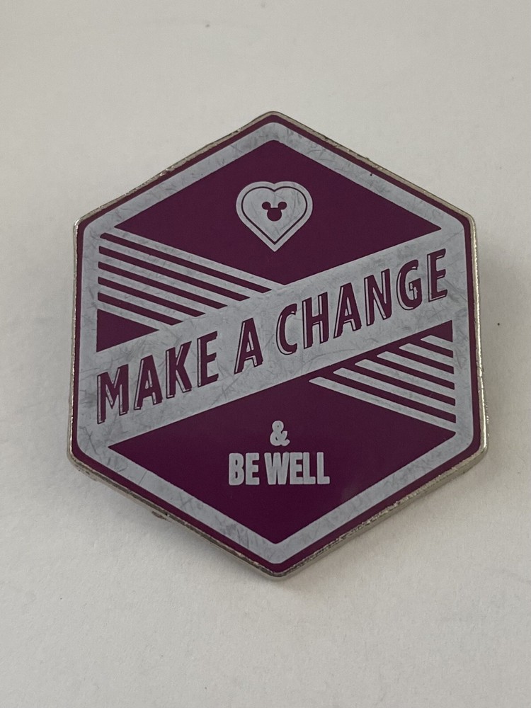 DISNEY PIN -  Disney - Be Well - Make a Change
