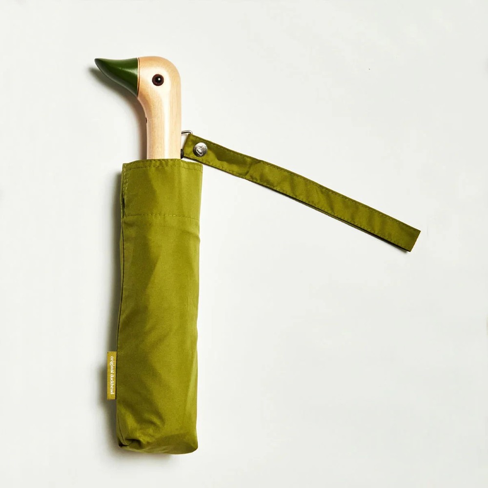 Original Duckhead -Olive Eco-Friendly Compact Duck Umbrella- NWT!