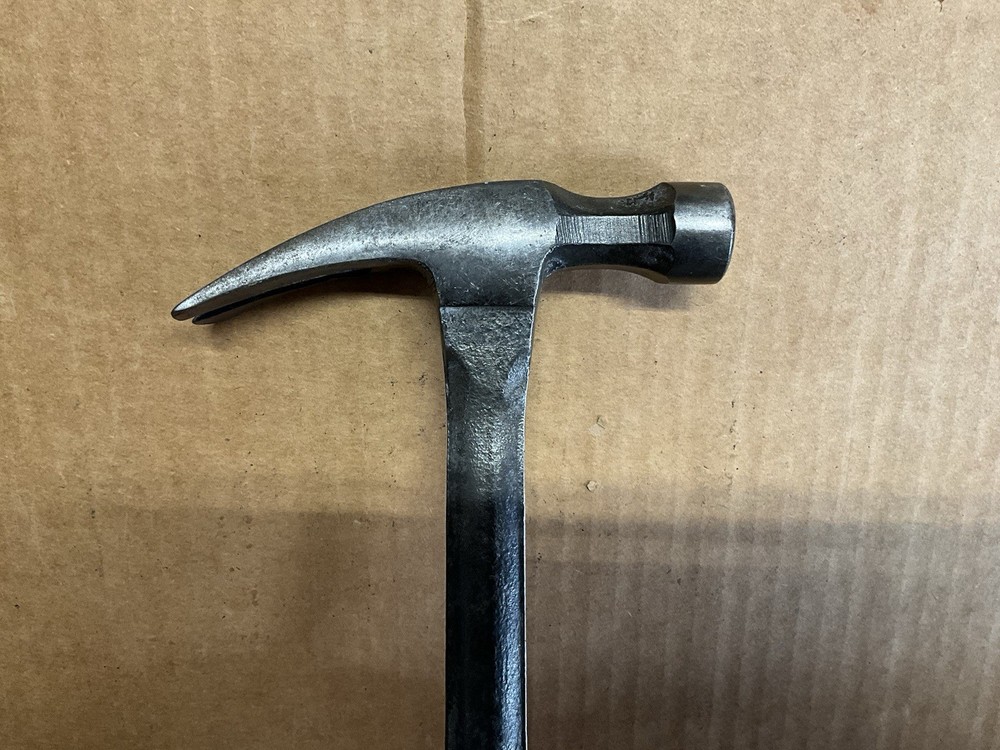 Vintage Craftsman Leather Handle Claw Hammer