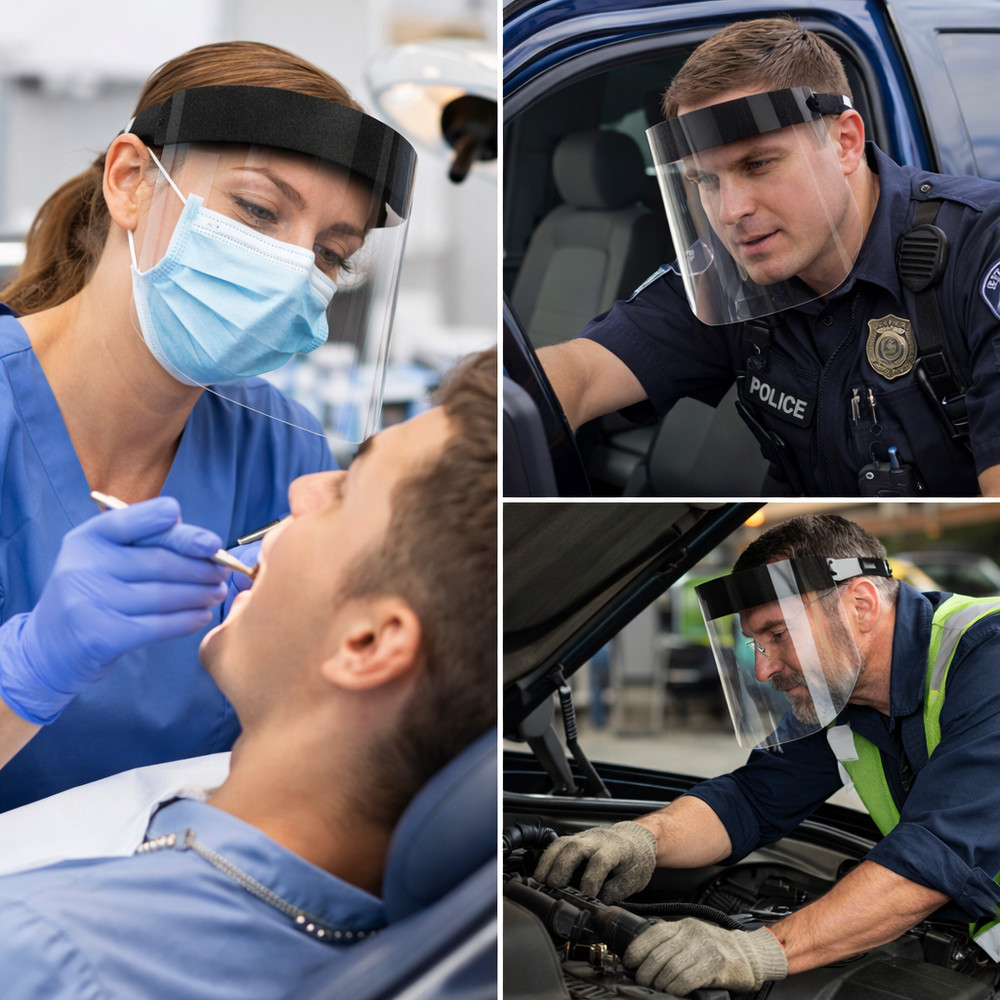 CLEAR CHOICE Face Shields – 40 Pack