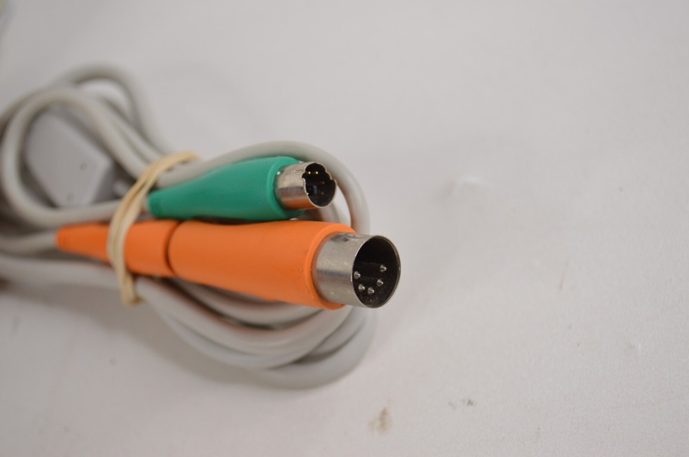 Logitech Cordless Desktop Receiver PS/2 Inputs for Keyboard & Mouse w/ 5 Pin DIN