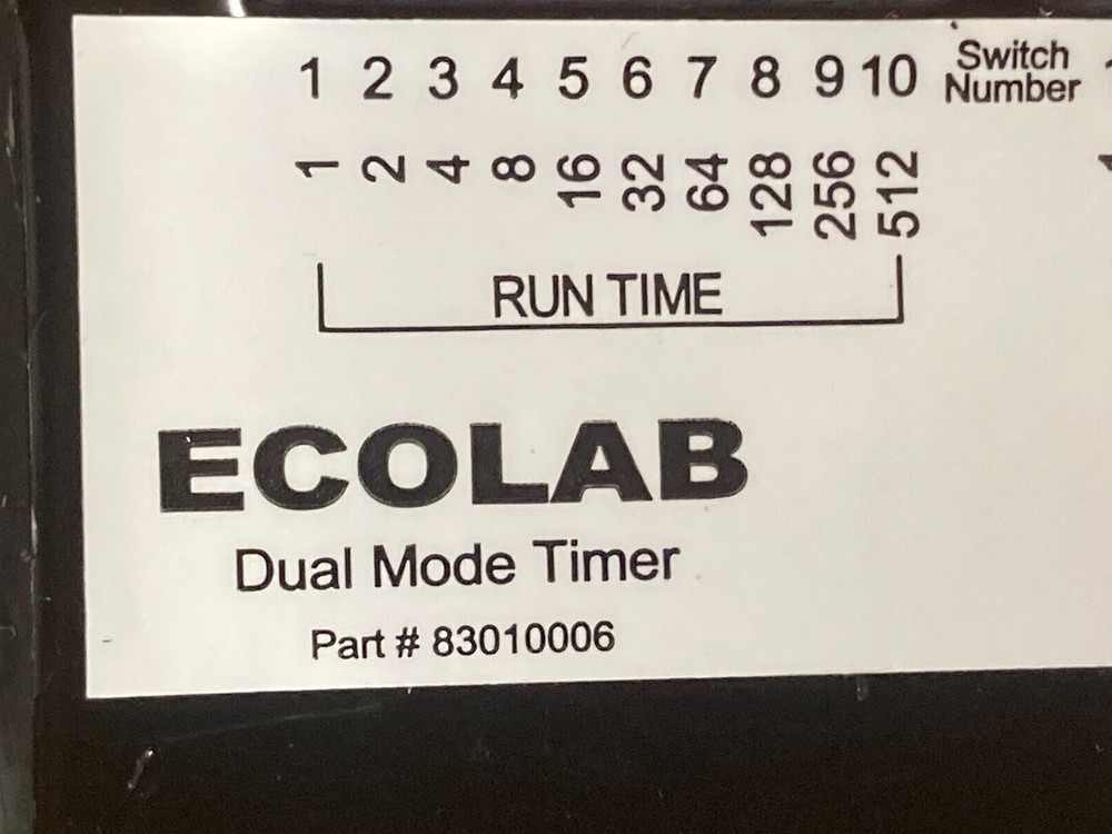 Ecolab 83010006 Dual Mode Timer ~ Brand New