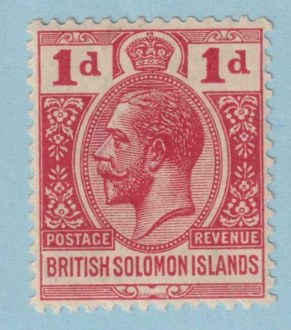 SOLOMON ISLANDS 44  MINT HINGED OG * TINY THIN - VERY FINE! - TUB