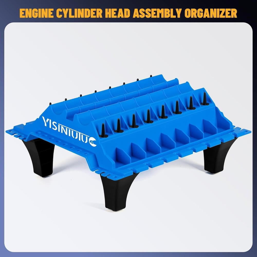 Durable Engine Cylinder Head Organizer Tray - Streamline Your Repair Process