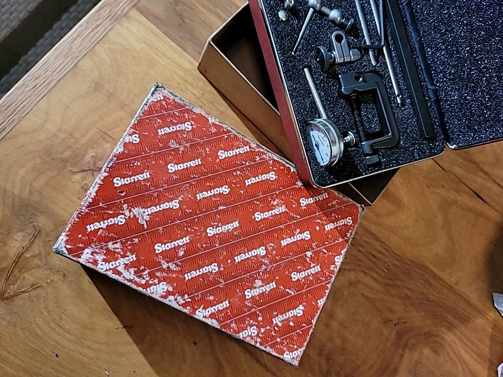 Starrett 811-1CZ Dial Test Indicator W/ Case & Original Box