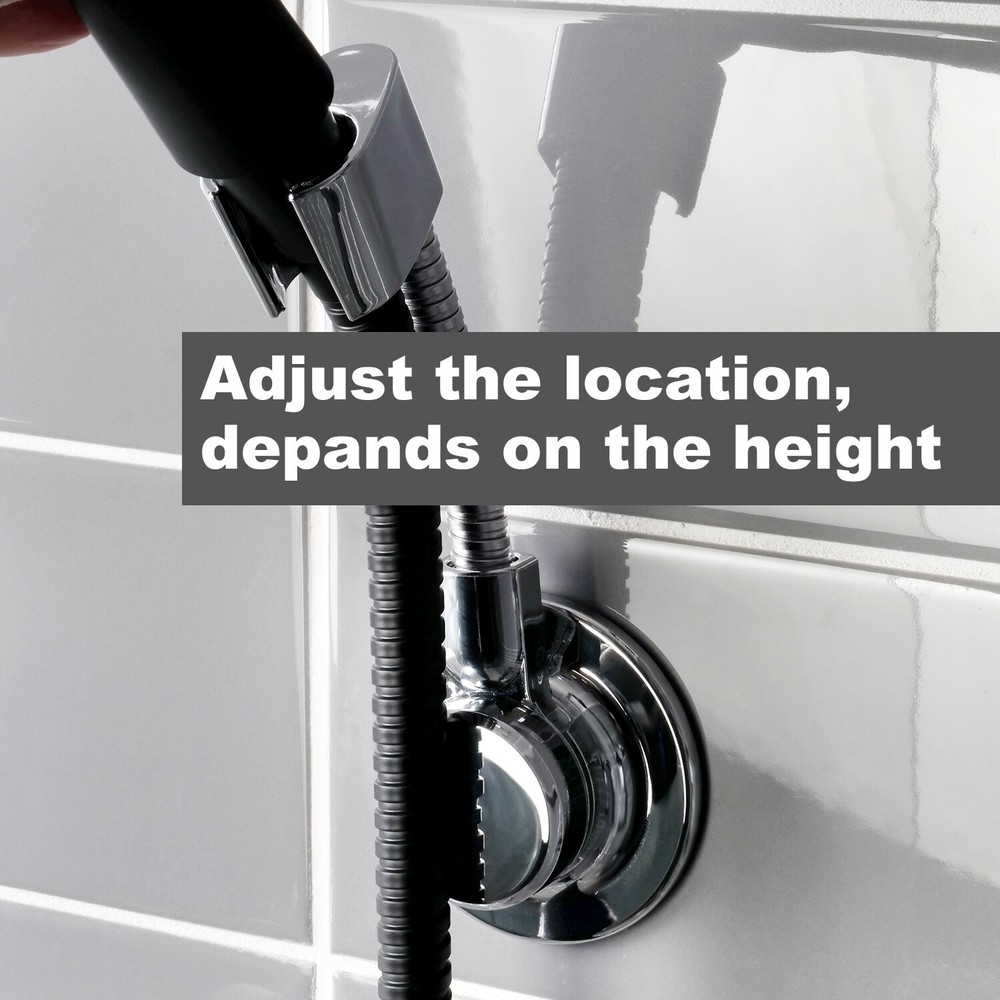 BathBeyond Shower Head Holder - Flexible Shower Head Holder Adjustable