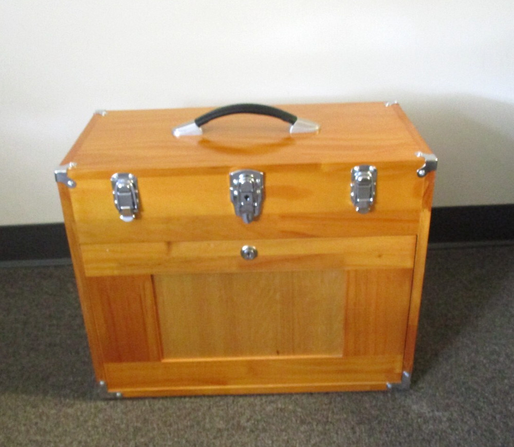 Wooden Mineral Storage Chest