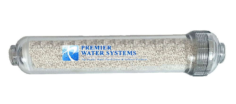 PREMIER ALKALINE DRINKING REVERSE OSMOSIS MINERAL WATER FILTER INLINE 2"x10" RO
