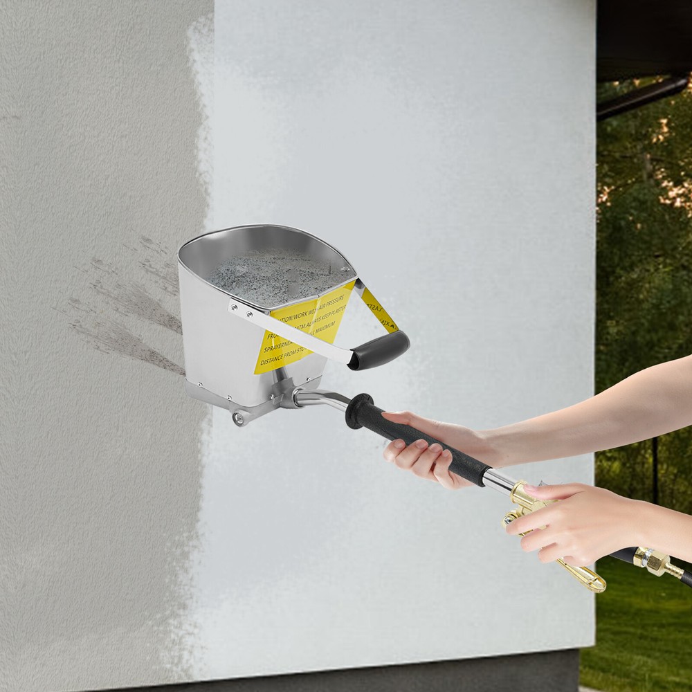 PNEUMATIC CEMENT STUCCO SPRAYER GUN PLASTER MORTAR AUTOMATIC AIR PANTING TOOL