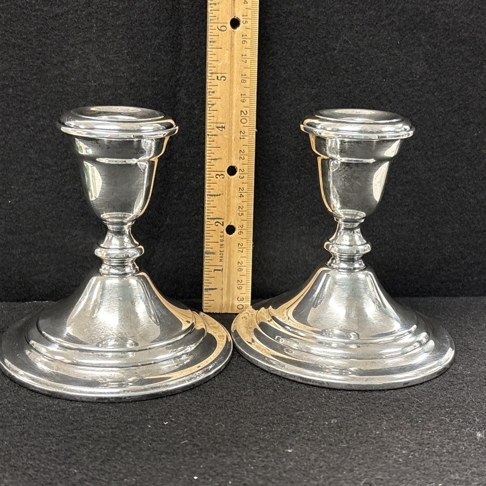 Gorham Silver plate Candle Holders