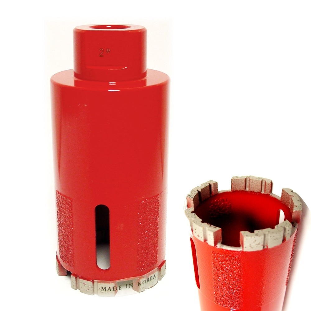 2” Laser Welded Granite Marble Diamond Core Drill Bit w/ Side Protection