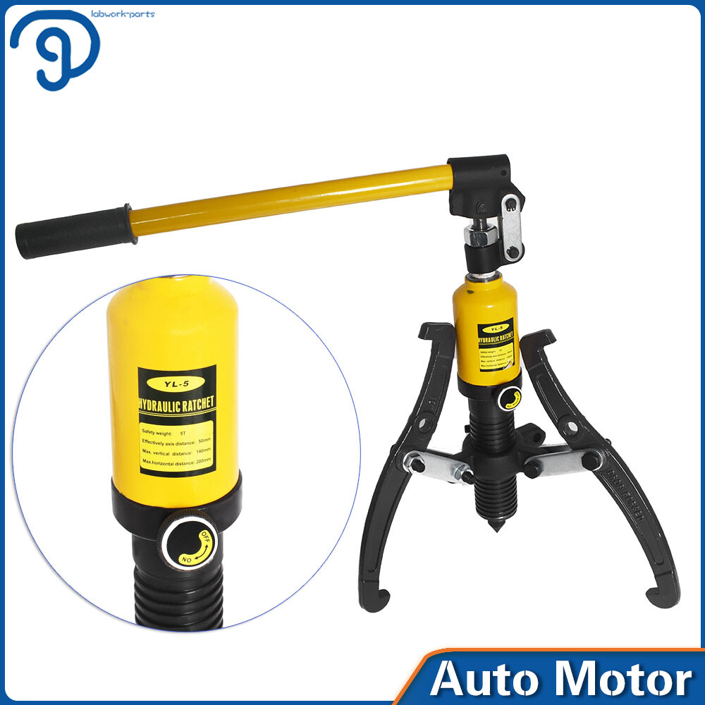 Adjustable 3-Jaw 5T Hydraulic Gear Puller Wheel Bearing Pulling Separator