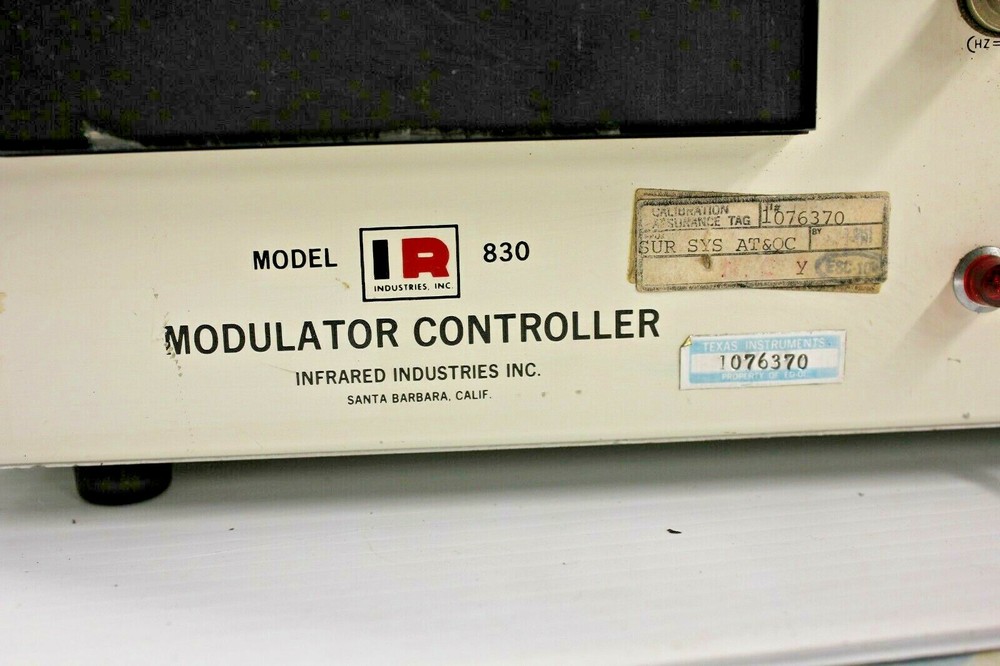 INFRARED INDUSRIES 830 MODULATED CONTROLLER