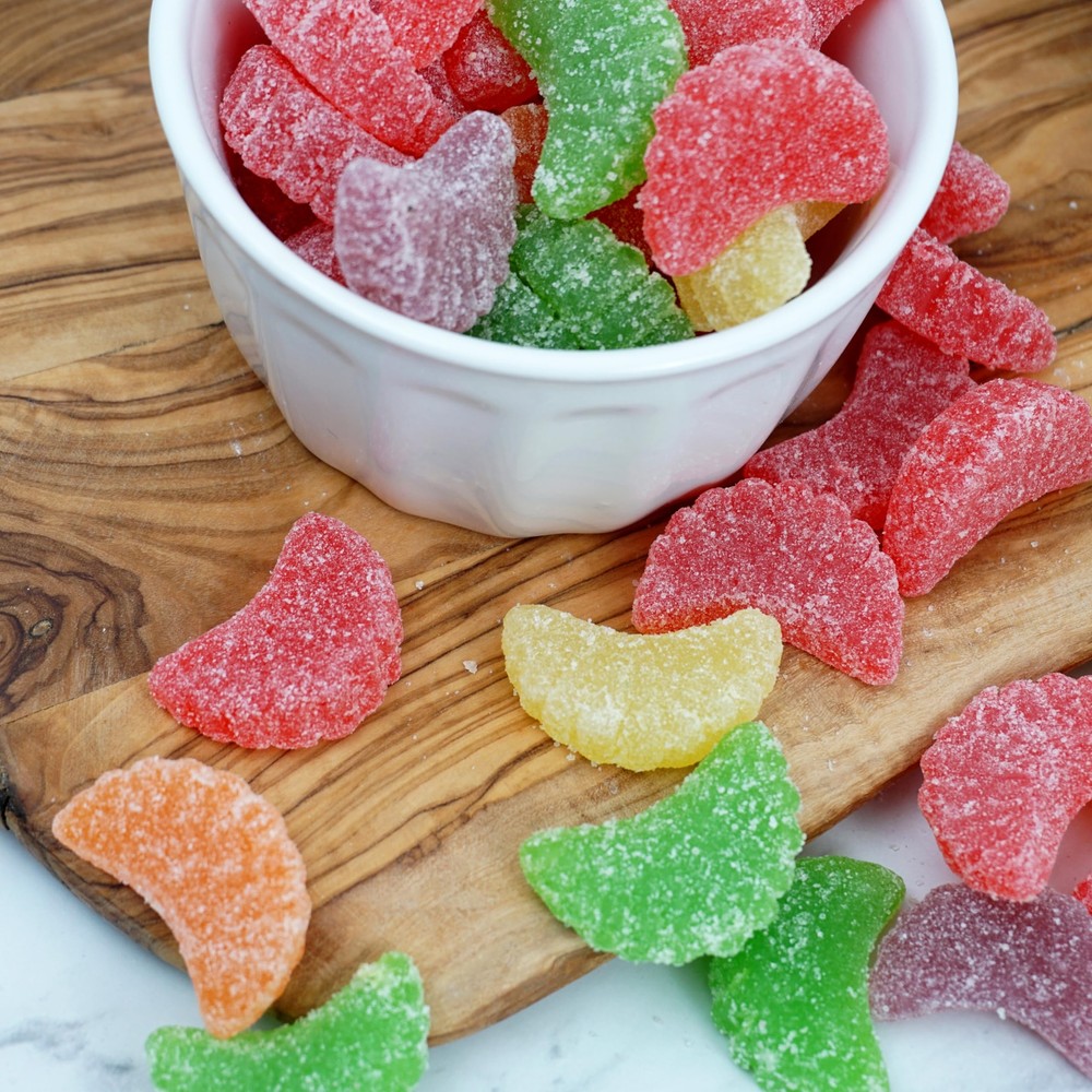 Fruit Slices Candy, 2 Pound Bulk Bag, Candy Fruit Slices Gummy Candy