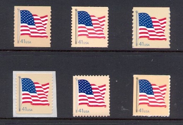 4186-4191  FLAGS *6 STAMPS* 41c MINT VF-XF-NH