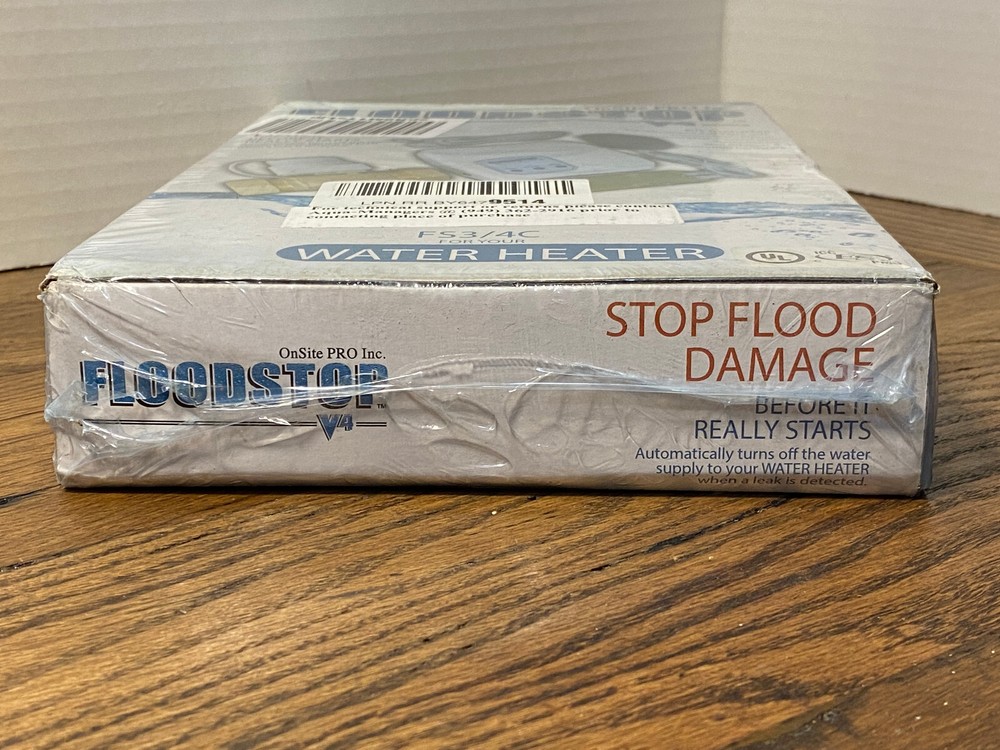 NEW FloodStop™ Onsite Pro 3/4" DIY Automatic Valve for Water Heater FS 3/4-C